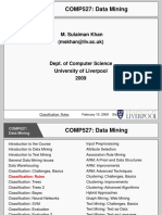 COMP527: Data Mining: M. Sulaiman Khan (Mskhan@liv - Ac.uk)