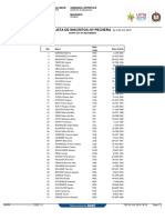 Lista de Inscritos-Nº Pechera: Polideportivo Villa El Salvador