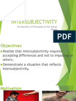 Intersubjectivity: Introduction To Philosophy of The Human Person