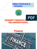 Manajemen Produksi & Operasi: Konsep Finance Dalam Galangan Kapal