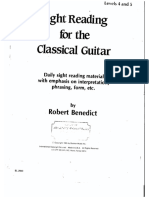 178732809 Benedict Robert Sight Reading for the Classical Guitar Level IV v PDF