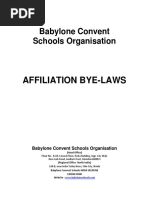 Babylone Convent Bye Laws Chapter 1