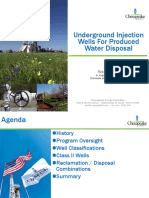 Underground Injection Wells For Produced Water Disposal  