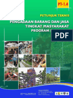 Juknis Pengadaan Barang Dan Jasa Tingkat Masyarakat Edisi 2 PDF