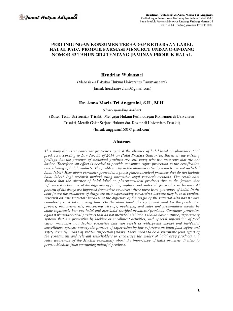 analysis-of-consumer-protection-against-the-absence-of-halal-labels-on
