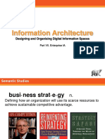 Information Architecture: Designing and Organising Digital Information Spaces