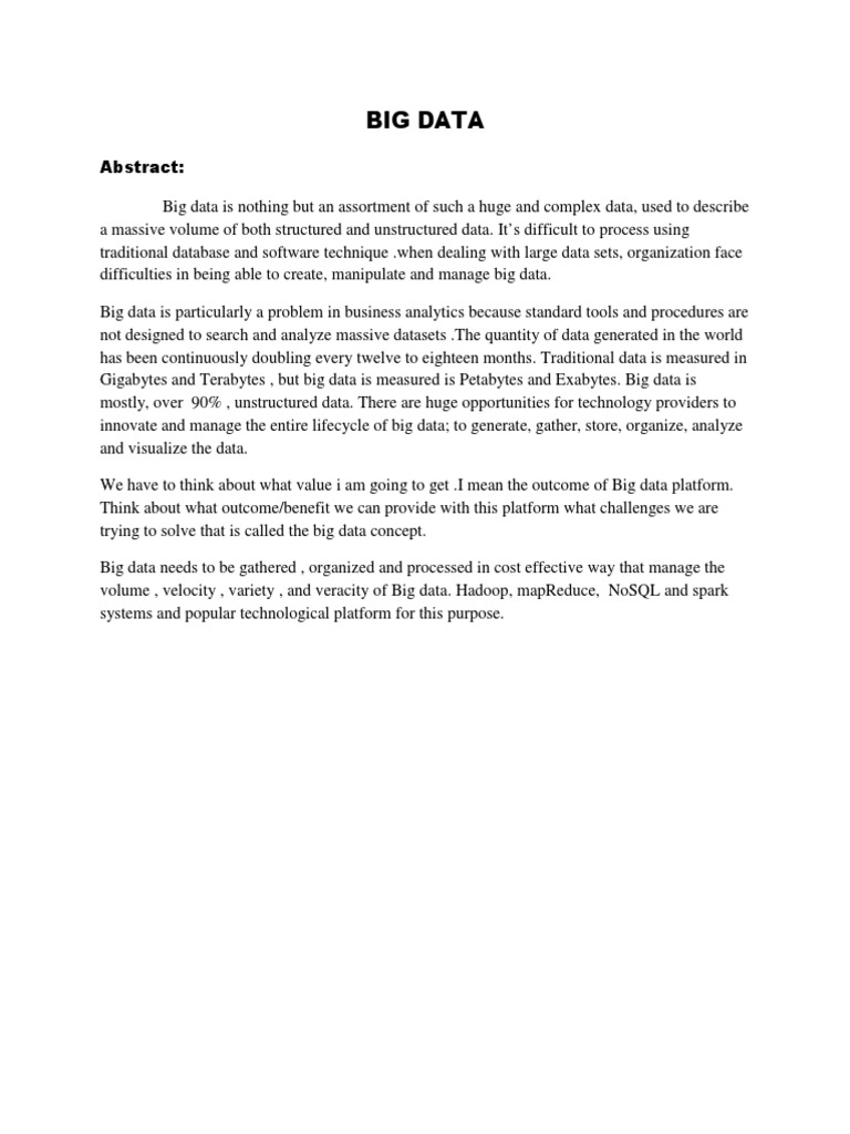 Understanding Big Data Challenges and Solutions | PDF