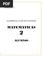 Cuadernillo de Matemáticas 2 Secundaria | PDF | Enseñanza de matemática ...