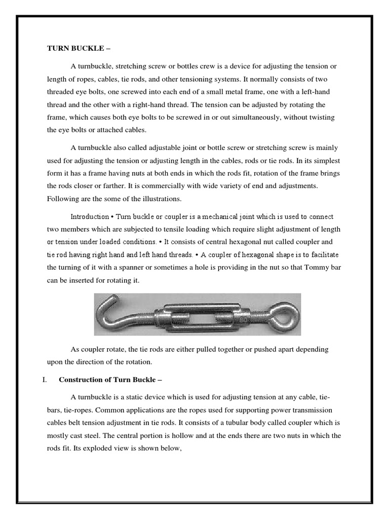 Screwed Joints Microproject Msbte | PDF | Mechanical Engineering ...