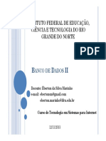 Banco de Dados II - Consultas SQL