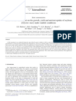 Effect of Seaweed Extract On The Growth Yield and Nutrient Uptake of Soybean Glycine Max Under Rainfed Conditions