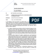 Informe Situacional Planta Procesadora de Oregano de Tarata 17.10.2019