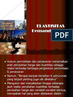 ELASTISITAS PERMINTAAN