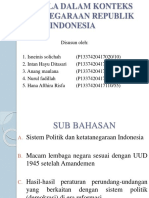 Pancasila Dalam Korteks Kewarganegaraan Indonesia (Sistem Politik) (Pancasila - Bu Dini)