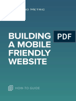 Building A Mobile Friendly Website