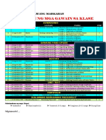 FIL10 Talatakdaan NG Mga Gawain 2nd Q 2019 2020 PDF