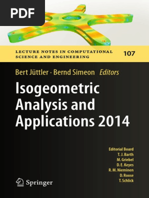 Isogeometric Analysis And Applications 14 Finite Element Method Partial Differential Equation