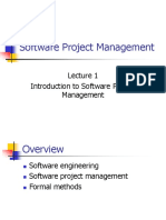 Introduction To Software Project Management