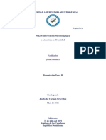 Intervención Psicopedagógica y Atención A La Diversidad. Tarea II