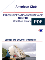 American Club P&I Considerations on Salvage and SCOPIC
