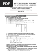 Lab Manual Java Programming