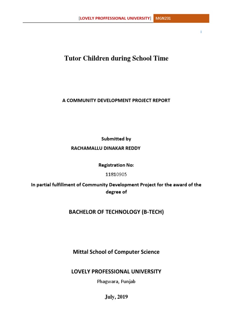 Written Report of The Project | PDF | Schools | Teachers