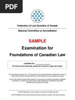 SAMPLE Exam Foundations Jan 2019