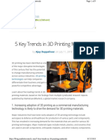 5 Key Trends in 3D Printing Materials: Market Research Blog