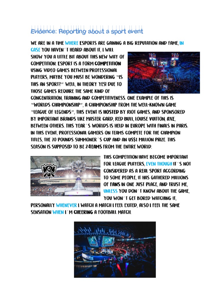 Esports Championship: League of Legends Worlds | PDF