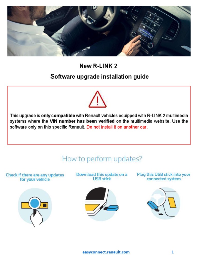 R-LINK 2 Software Upgrade Guide | PDF | Usb Flash Drive | File Format