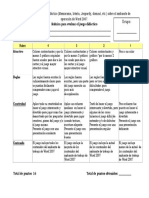 Juego didáctico Word 2007