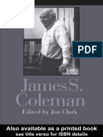 James S. Coleman Consensus and Controversy (Clark J., 1996)