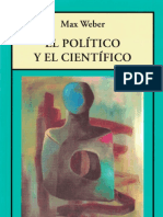 Max Weber - El Político y El Científico PDF