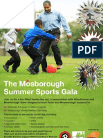 1253 Mosborough Summer Sports Gala A4 Poster