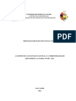 Dissertação de Mestrado Em Geografia - Diosmar m. Santana Filho