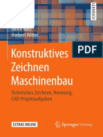 Konstruktives Zeichnen Maschinenbau - Technisches Zeichnen, Normung, CAD-Projektaufgaben PDF