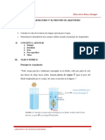 GUÍA N°08 - Principio de Arquímedes