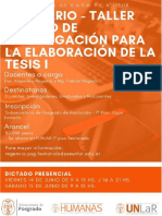 Seminario Taller de Investigacion