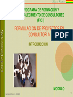 Formulación Conocer