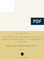 O Processo de Insolvência