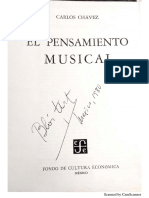 El Pensamiento Musical, Carlos Chavez