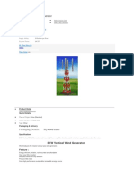 3KW Vertical Wind Generator