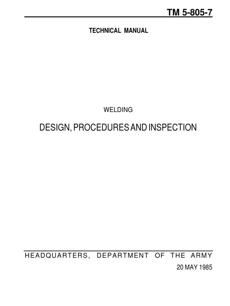 Welding Manual Design PDF Welding Construction