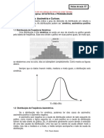 Medidas de forma: assimetria e curtose