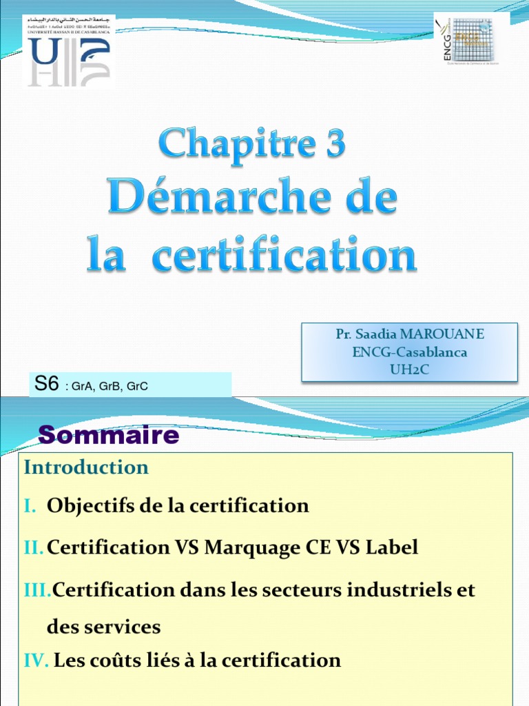 Processus de Certification ISO 9001 | PDF | Management de la qualité ...