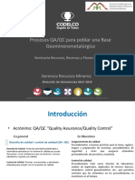 2 - Procesos QAQC en Geominerometalurgia - P. Zuniga - Codelco.pdf