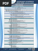 Calendario Escolar UTP 2025-2026 | PDF