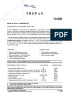 Hoja de Datos de Producto de Profax Indelpro PDF