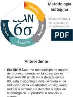 Capacidad Del Proceso y Metodología Six Sigma