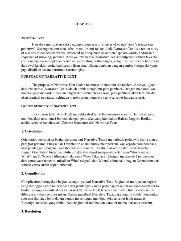 Narrative Text